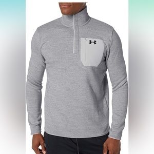 Under Armour Henley, 2.0, cold gear loose fit men’s Large